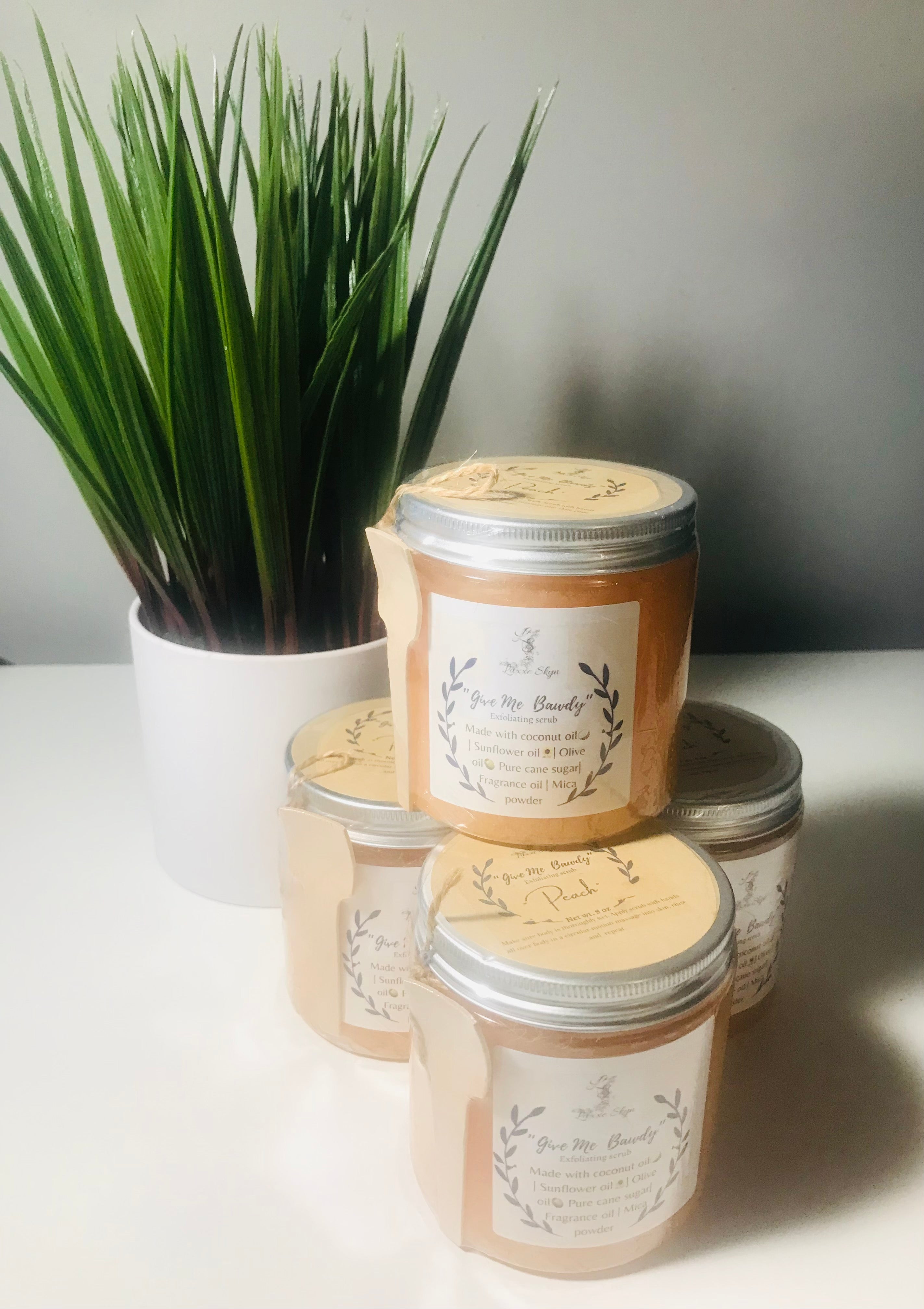 “Peachy Peach” body scrub